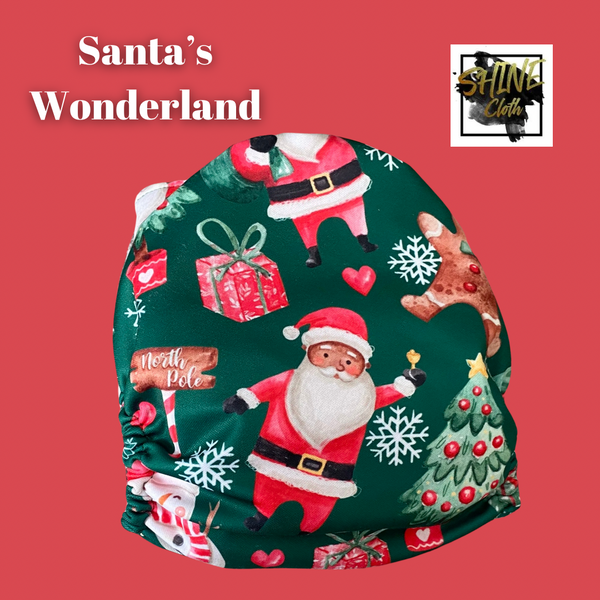 Santa’s Wonderland Cloth Diaper Cover
